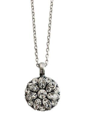 Mariana Guardian Angel Crystal Pendant Necklace "On A Clear Day"